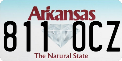 AR license plate 811OCZ