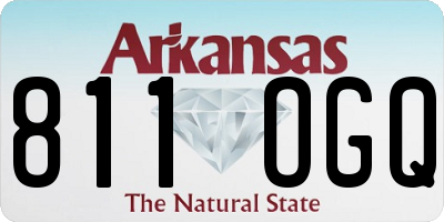 AR license plate 811OGQ