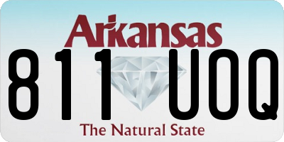 AR license plate 811UOQ