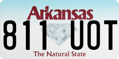 AR license plate 811UOT