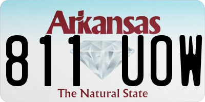 AR license plate 811UOW