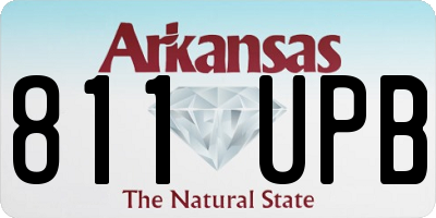 AR license plate 811UPB
