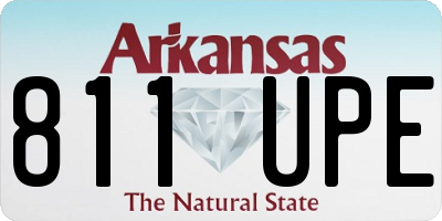 AR license plate 811UPE