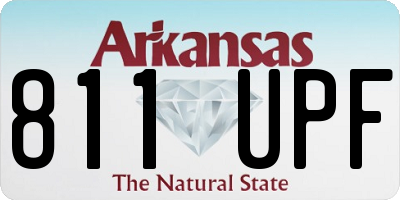 AR license plate 811UPF