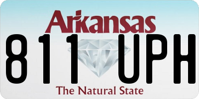AR license plate 811UPH
