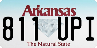 AR license plate 811UPI