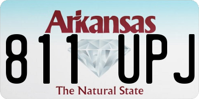 AR license plate 811UPJ