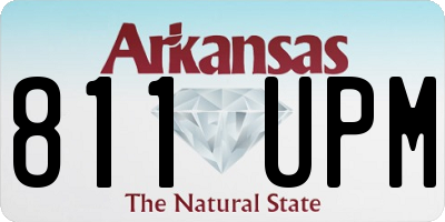 AR license plate 811UPM