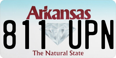 AR license plate 811UPN