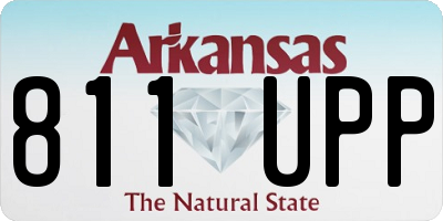 AR license plate 811UPP