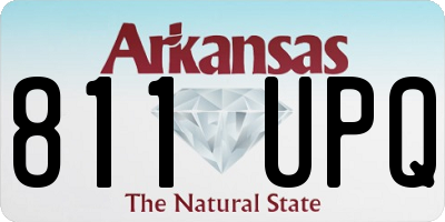 AR license plate 811UPQ