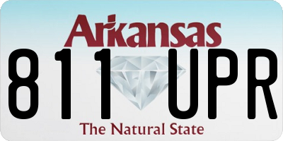 AR license plate 811UPR