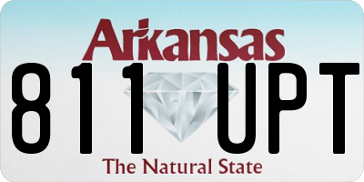 AR license plate 811UPT