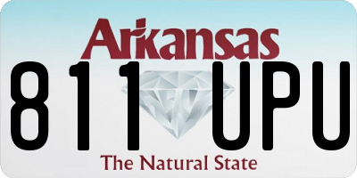 AR license plate 811UPU