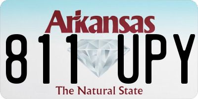 AR license plate 811UPY