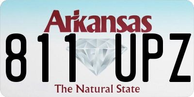 AR license plate 811UPZ