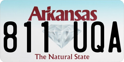 AR license plate 811UQA