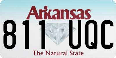 AR license plate 811UQC
