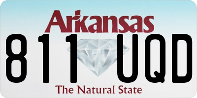 AR license plate 811UQD