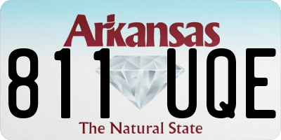AR license plate 811UQE