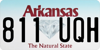AR license plate 811UQH