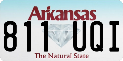 AR license plate 811UQI