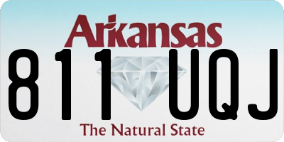 AR license plate 811UQJ