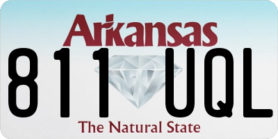 AR license plate 811UQL