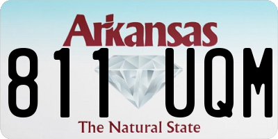 AR license plate 811UQM