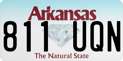 AR license plate 811UQN
