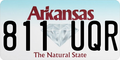 AR license plate 811UQR