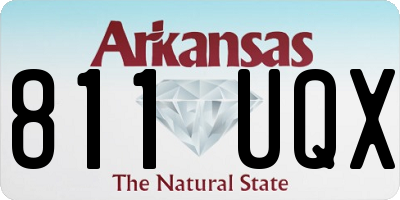 AR license plate 811UQX