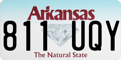 AR license plate 811UQY