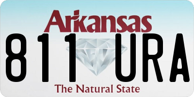 AR license plate 811URA