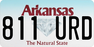 AR license plate 811URD