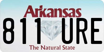 AR license plate 811URE