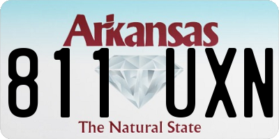 AR license plate 811UXN