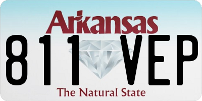 AR license plate 811VEP