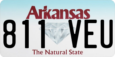 AR license plate 811VEU