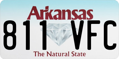 AR license plate 811VFC