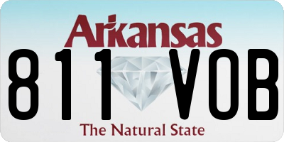 AR license plate 811VOB