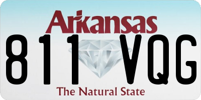 AR license plate 811VQG