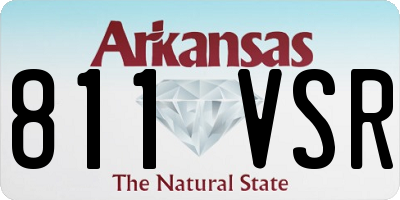 AR license plate 811VSR