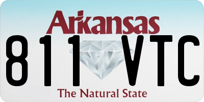AR license plate 811VTC