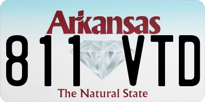 AR license plate 811VTD