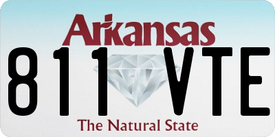 AR license plate 811VTE