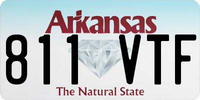 AR license plate 811VTF