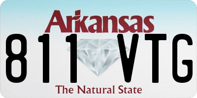 AR license plate 811VTG