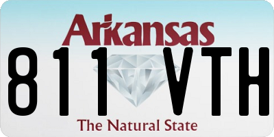 AR license plate 811VTH