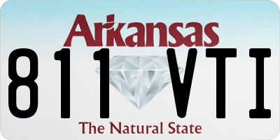 AR license plate 811VTI